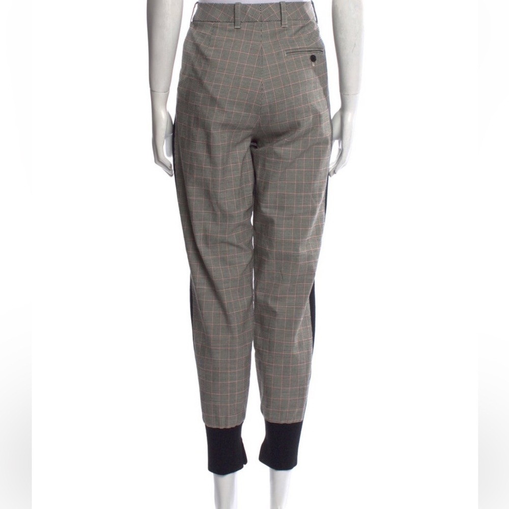 Plaid Trousers with Black Accents - Picture 3 of 3
